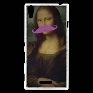 Coque Sony Xperia T3 Moustache Mona Lisa