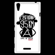 Coque Sony Xperia T3 Adishatz Humour Val d'Oise