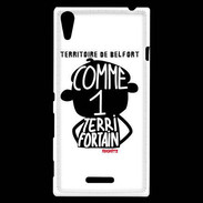 Coque Sony Xperia T3 Adishatz Humour Territoire de Belfort
