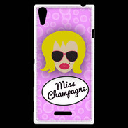 Coque Sony Xperia T3 Miss Champagne Blonde