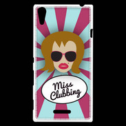 Coque Sony Xperia T3 Miss Clubbing Rousse