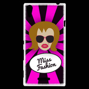 Coque Sony Xperia T3 Miss Fashion Rousse