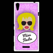 Coque Sony Xperia T3 Miss Fiesta Blonde