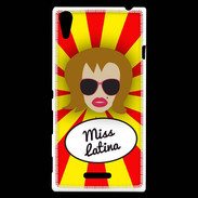 Coque Sony Xperia T3 Miss Latina Rousse