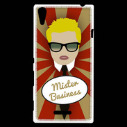 Coque Sony Xperia T3 Mister Business Blond