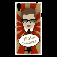 Coque Sony Xperia T3 Mister Business Chatain