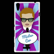Coque Sony Xperia T3 Mister Car Roux
