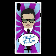 Coque Sony Xperia T3 Mister Fashion Brun