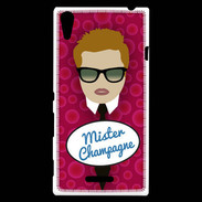 Coque Sony Xperia T3 Mister Champagne Roux