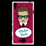 Coque Sony Xperia T3 Mister Fiesta Chatain