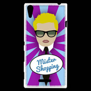 Coque Sony Xperia T3 Mister Shopping Blond