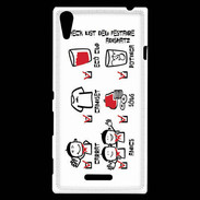 Coque Sony Xperia T3 Adishatz Check Fest G