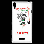Coque Sony Xperia T3 Adishatz Leçon de rugby