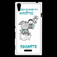 Coque Sony Xperia T3 Adishatz Placage rugby