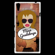 Coque Sony Xperia T3 Miss Guadeloupe Rousse