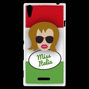 Coque Sony Xperia T3 Miss Italie Rousse