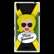 Coque Sony Xperia T3 Miss Jamaica Blonde