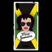 Coque Sony Xperia T3 Miss Jamaica Brune
