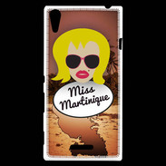 Coque Sony Xperia T3 Miss Martinique Blonde