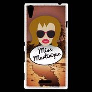 Coque Sony Xperia T3 Miss Martinique Rousse