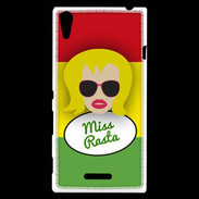 Coque Sony Xperia T3 Miss Rasta Blonde
