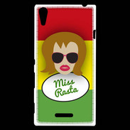 Coque Sony Xperia T3 Miss Rasta Rousse