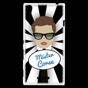Coque Sony Xperia T3 Mister Corse Chatain