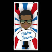 Coque Sony Xperia T3 Mister France Black