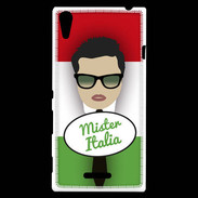 Coque Sony Xperia T3 Mister Italie Brun