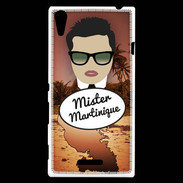Coque Sony Xperia T3 Mister Martinique Brun