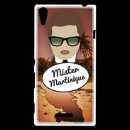 Coque Sony Xperia T3 Mister Martinique Chatain