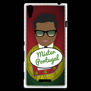 Coque Sony Xperia T3 Mister Portugal Black