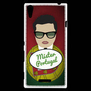 Coque Sony Xperia T3 Mister Portugal Brun