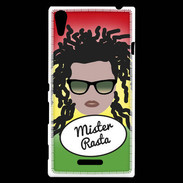 Coque Sony Xperia T3 Mister Rasta Blanc