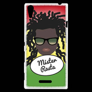 Coque Sony Xperia T3 Mister Rasta Black