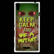 Coque Sony Xperia T3 Keep Calm and Be Mutant