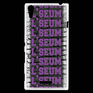 Coque Sony Xperia T3 L'seum violet
