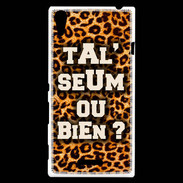 Coque Sony Xperia T3 Ta l'seum ou bien Léopard