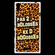 Coque Sony Xperia T3 Pas 2 bolosses Léopard