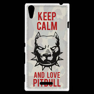 Coque Sony Xperia T3 Keep calm pitbull 1 ZG