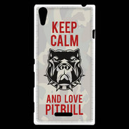 Coque Sony Xperia T3 Keep calm pitbull 2 ZG