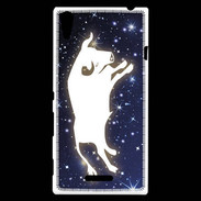 Coque Sony Xperia T3 Zodiaque taureau