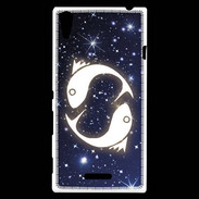 Coque Sony Xperia T3 zodiaque poisson