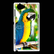 Coque Sony Xperia L Portrait de perroquet 500