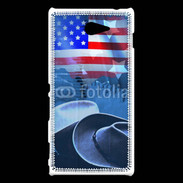 Coque Sony Xperia M2 Amercain Lover 500