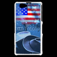 Coque Sony Xperia Z1 Compact Amercain Lover 500