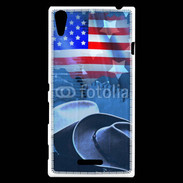 Coque Sony Xperia T3 Amercain Lover 500