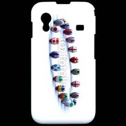 Coque Samsung ACE S5830 Rangée de ballon de rugby