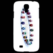 Coque Samsung Galaxy S4 Rangée de ballon de rugby