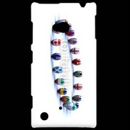 Coque Nokia Lumia 720 Rangée de ballon de rugby
